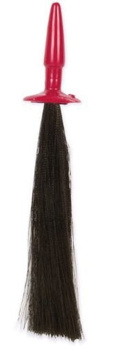 Doc Johnson Red's Black Leather Pony Play BDSM Whip Small