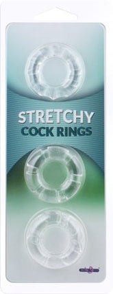 Seven Creations Stretchy Cock Rings 3PK