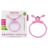 SHOTS Adjustable Cock Ring in Pink
