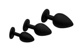 Dirty Words 3 Piece Anal Plug Set by XR Brands