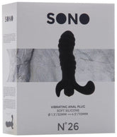 SONO No. 26 Vibrating Anal Plug Black