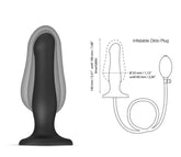 STRAP-ON-ME HYBRID Inflatable Dildo Plug