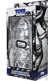 Tom of Finland Clear Realistic Cock Enhancer Sheath