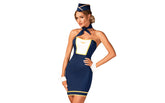 Obsessive 4 Piece Sexy Womens Stewardess Uniform