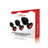 Crystal Heart Anal Training Set - Discover Pleasure at Your Pace