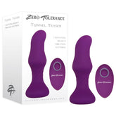 Zero Tolerance Tunnel Teaser Butt Plug with Remote Purple