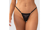 Obsessive Make Me Wet Printed Sexy Womens Thong