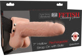 Fetish Fantasy 7 inch Rechargeable Hollow Strap-On with Balls