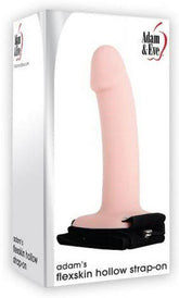 Adam and Eve Adams Flexskin Hollow Strap-On with Extensions