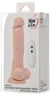 Adam's True Feel Rechargeable Dildo with Remote Control