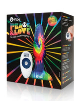 b-Vibe Peace and Love Tie-Dye Rimming Plug