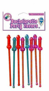 Bachelorette Party Favors Cocktail Stirrers 8 Pack