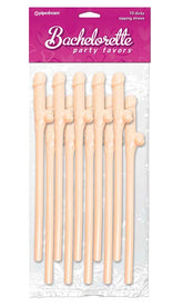 Pipedream Bachelorette Party Dicky Sipping Straws 10 Pack