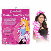 Pipedream Bachelorette Party Favors Feather Boa/Tiara Set
