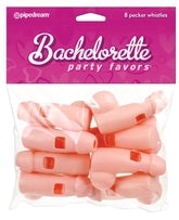Pipedream Bachelorette Party Favors 8 Pack Pecker Whistles
