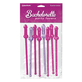 Bachelorette Party Favors Pink and Purple Pecker Stirrers