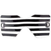 Bad Romance Translucent Eye Mask with Black Stripes