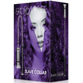 Bad Romance Translucent Slave Collar with Black Stripes