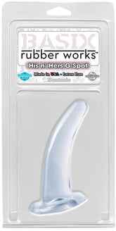 Pipedream Basix His and Hers G-Spot Plug Clear