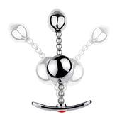 BDStyle Flexible Double-Ball Steel Butt Plug - Ergonomic Pleasure