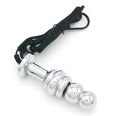 Bipolar Metal Electric Shock Butt Plug - C