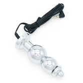 Bipolar Metal Electric Shock Butt Plug - G