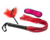 Blindfold, Whip and Tickler Bondage Kit