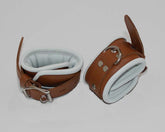 Luxurious Leather Wrist Restraints for Thrilling Role-Play