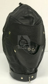 Bondage Supplies Hood Leather