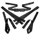 Bordeaux 5 Piece Satin Bondage Set