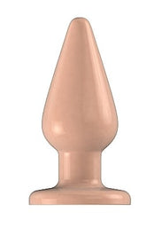 Bottom Line Rubber Butt Plug Flesh Model 2 Flesh