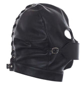 Cafe Bondage Hood Leather