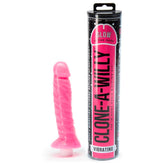 Clone-A-Willy Vibrating Silicone Hot Pink Glow in the Dark