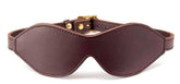 Coco de Mer Brown Leather Blindfold
