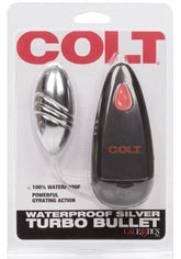 Colt Waterproof Turbo Bullet Vibrator Silver