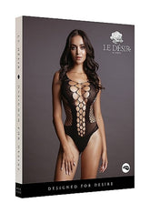 Contrast Fence Net Teddy One Size