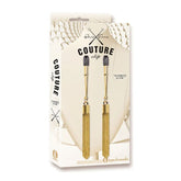 Parisian Allure Luxury Nipple Clamps - Shimmer & Chic