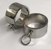 Deluxe Steel Bondage Wrist Cuffs