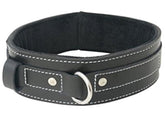Edge Lined Leather BDSM Play Collar