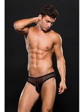 Envy Menswear's Captivating Fishnet Bikini - Black
