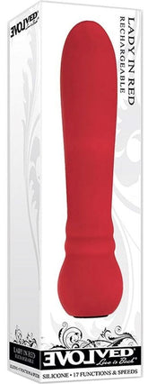 Evolved Lady in Red Rechargeable Bullet