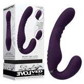 Evolved Share The Love - Inflatable, Vibrating Strap-On Delight