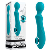 Evolved Wanderful Sucker - Dual Sensation Massage Wand