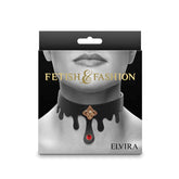 Fetish & Fashion - Elvira Bondage Collar of Allure and Elegance