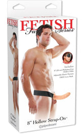 Fetish Fantasy Hollow 8 Inch Strap-On Realistic Dildo