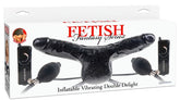 Fetish Fantasy Inflatable Vibrating Double Delight Strap-On