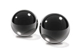 Fetish Fantasy Black Glass Ben Wa Balls Medium