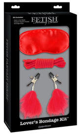 Fetish Fantasy Lovers Bondage Play Sex Kit Red