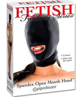 Fetish Fantasy Spandex Open Mouth Bondage Hood