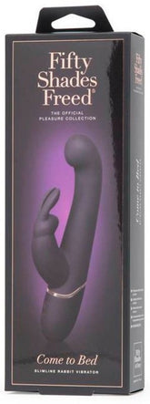 Fifty Shades Freed Come to Bed Slimline Rabbit Vibrator